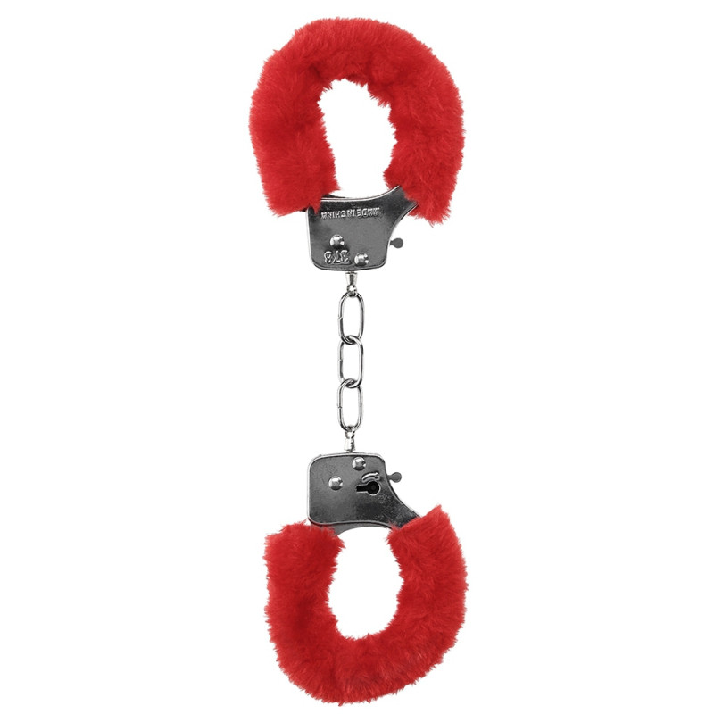 Ouch! Menottes Pleasure Furry Rouges